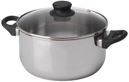 Ikea Marmite Annons Lot de 5 casseroles en acier inoxydable avec couvercle en verre pour induction - Nail Gallerys