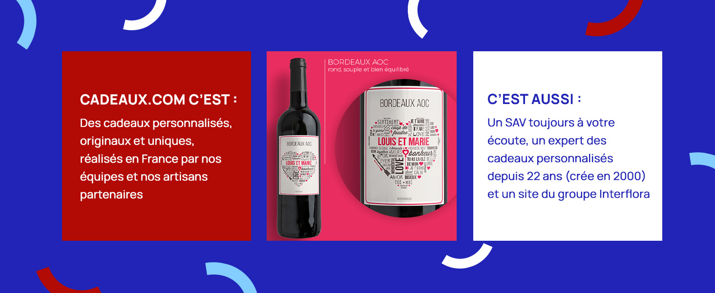 Bouteille vin personnalisbale