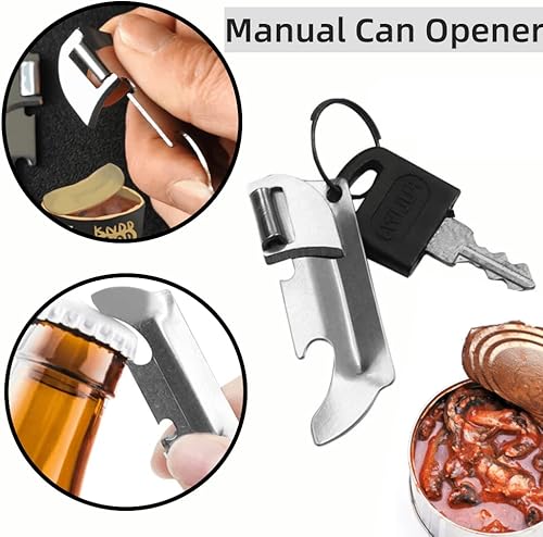 Lot de 3 ouvre-boîtes militaires portables et manuels pour camping - Nail Gallerys