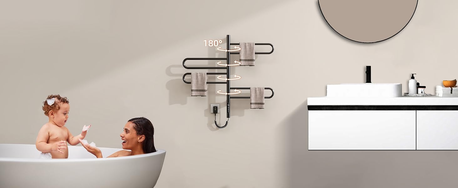 porte-serviettes électrique