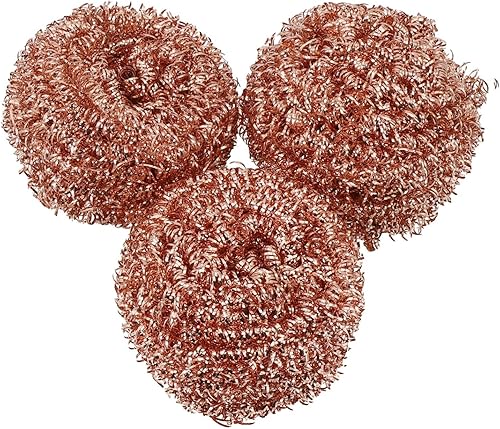 Lot de 3 boules éponge en cuivre - Outils parfaits pour entretenir les pointes de fer et enlever les scories - Nail Gallerys