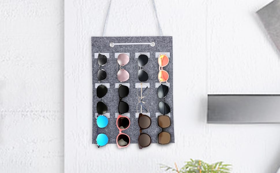 Organisateur de lunettes de soleil suspendu