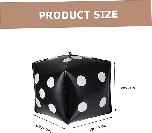 COLLBATH 5pièces Ballons Aluminium Forme De Dés Décorations De Fête À Thème Accessoires Événementiels Pour Anniversaires Et Réunions - Nail Gallerys