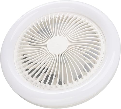 Garosa Ventilateur de Plafond Intérieur Moderne avec Lumières, Ventilateur de 36W 9.8 Pouces, Mini Ventilateur de Circulateur à LED E27 pour Chambre à Coucher, Salon Cuisine - Nail Gallerys