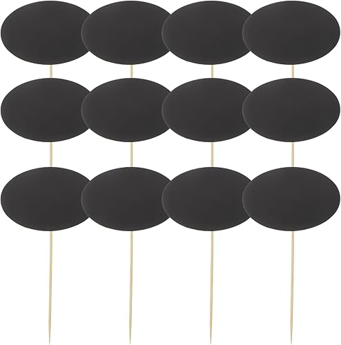 Luxshiny Lot de 24 Marqueurs pour Étiquettes Alimentaires pour Mariage Buffet Fête Écriture Facile Légers Et Réutilisables - Nail Gallerys