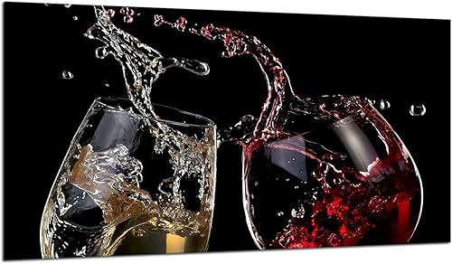 TMK - Plaque de protection en verre pour plaque de cuisson - 90 x 52 cm - Protection contre les éclaboussures - Pour plaque de cuisson - En verre - Noir - Nail Gallerys