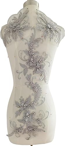 Deerhobbes Concevez votre propre applique en dentelle 3D, patch en dentelle et embellissement, appliques pour vêtements C1a (or) - Nail Gallerys