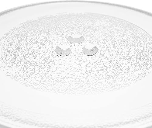 vhbw Plateau tournant compatible avec Severin MW7768, MW7900 micro-ondes - Plaque tournante verre, 25,5 cm, support en Y - Nail Gallerys