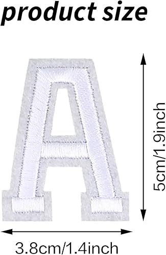 Paquet De 52 Lettres À Thermocoller Lettres À Thermocoller Lettres À Repasser Sur Tissu Lettres À Thermocoller Pour Textiles Patchs À Coudre Lettre Brodée Robe Chapeau Chaussettes - Nail Gallerys
