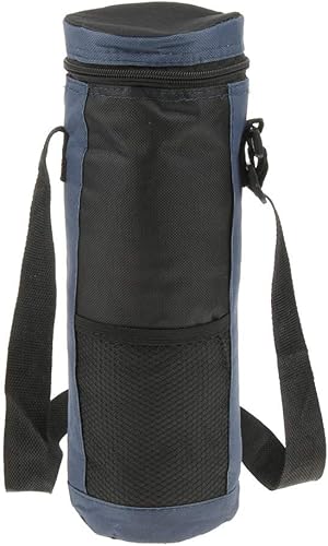 Poche Transport de Bouteille d'eau en Nylon Couverture-Pochette Isotherme de Bouteille-Sacoche Isotherme à Fermeture Éclair et bandoulière-Voyage en Plein Air Étui de Bouilloire Sac - Nail Gallerys