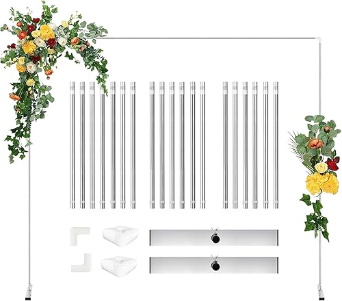 SAN LIKE Kit d'arche de ballons, arche de mariage, support en métal, arche de ballon, arche de ballons, arche de mariage, arche pour la décoration de mariages - Nail Gallerys