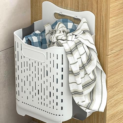 Panier à linge à suspendre, panier à linge mural étanche de grande capacité pour dortoir, maison - Nail Gallerys
