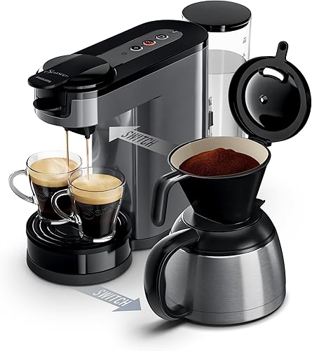 Philips HD7892/21 Senseo Switch Machine à café 2 en 1 Gris 1 L - Nail Gallerys