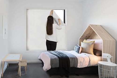 easyblinds Go Anywhere Rideau occultant Portable Blanc 1,5 x 1,3 m - Nail Gallerys