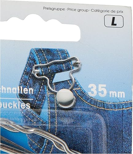 Prym 416440-1 Boucles, Laiton, Argent, Un Taille, Set de 2 Pièces - Nail Gallerys