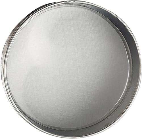 rockible Passoire Tamis Inox, Tamion de Glaçure En Céramique Filtre, Multifonctionnel Tamis de Farine, Tamis de Cuisine, Facile à Nettoyer pour Poterie Pigmentaire, Égoutter Poudre, 20cm - Nail Gallerys