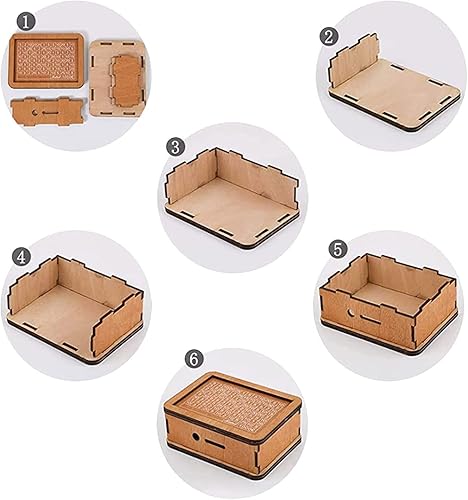 mumisuto Tirelire en Bois, 2000-10000€ Tirelire avec Marqueur, Numérique Tirelire Réutilisable, Tirelire avec Objectif D'épargne et Chiffres à Cocher, Tireliure en Bois pour Enfants (2000€) - Nail Gallerys