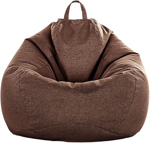Odot Pouf Poire sans Remplissage, Couleur Unie Doux Pouf, Pouf Salon Chambre pour Adolescente und Adulte, Confortable Fauteuil Pouf, Polyvalent Housse Pouf Poire (L(90x110cm),Beige) - Nail Gallerys