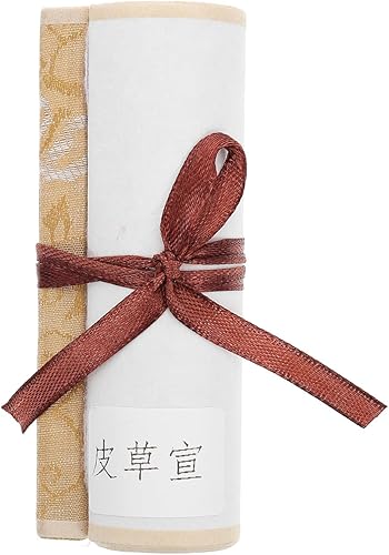 Garneck Rouleau de Papyrus vide Pour écrire Parchemins Papier Papyrus Rouleau de Calligraphie Chinoise Parchemins Mur Suspendu Rouleaux De Papier Chinois Pour Peinture Calligraphie Art - Nail Gallerys