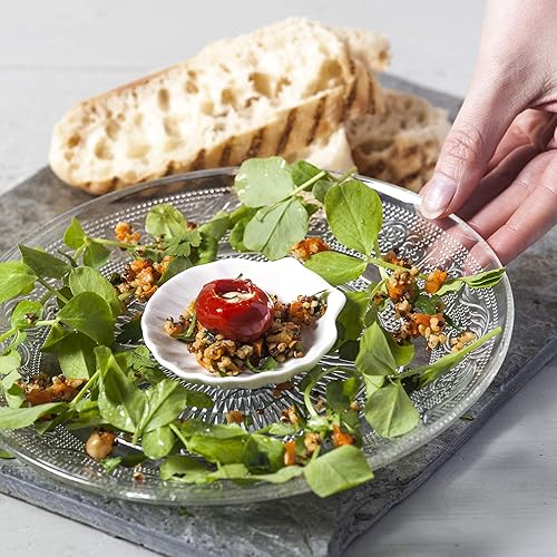 WM Bartleet & ‿Sons 1750 TSET108 Lot de 4 plats en porcelaine Motif coquillage Blanc 13 cm - Nail Gallerys