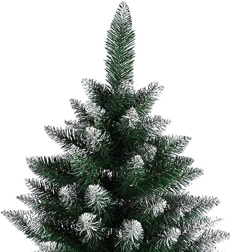 Sapin de Noël Artificiel 180cm, Arbre de Noel avec 660 Pointes de Branche en Forme d’Aiguilles de pin, avec Effet Neige de Noël Vert Décoration Fêtes de Noël PVC, Noel - Nail Gallerys