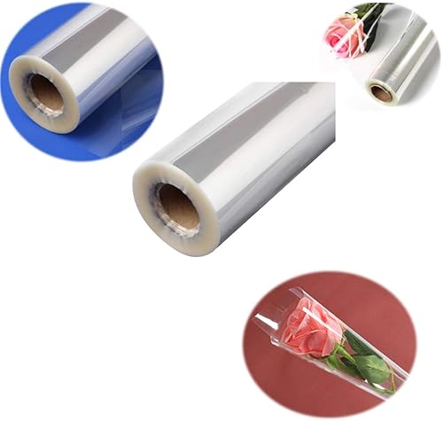 STOBOK Rouleau demballage Transparent en cellophane Rouleau demballage Transparent pour Les paniers de Bouquet de Fleurs emballant Les Fournitures et dartisanat - Nail Gallerys