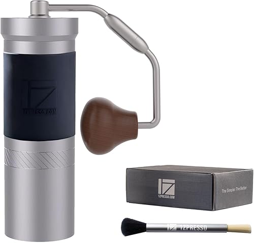 Moulin à café 1Zespresso JX-Pro S Assemblage avec Meule conique en Acier Inoxydable-Réglage et ajustement à chiffres-Moulin Portable-Efficace d'une mouture d'expresso à plus grossière - Nail Gallerys