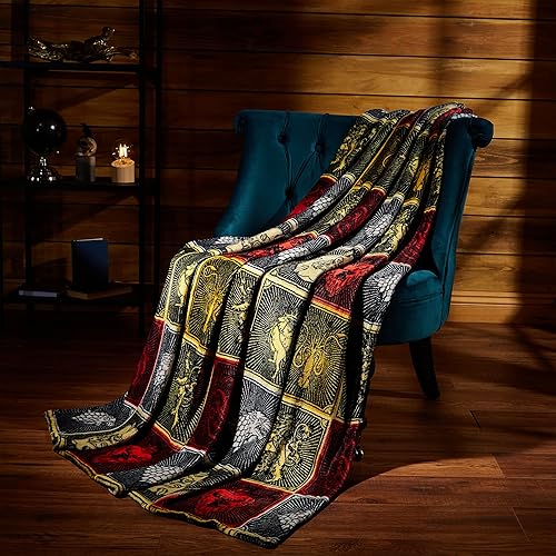 Game of Thrones Plaid Canapé en Polaire - Goodies Officiel Le Trône de Fer - Nail Gallerys