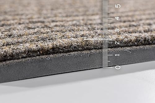 Astra Paillasson extérieur & intérieur - Tapis de propreté Anthracite 50x80cm & 0,22cm de Haut - Paillasson pour Cadres encastrés dans l'entrée - Paillasson Made in Germany - Nail Gallerys