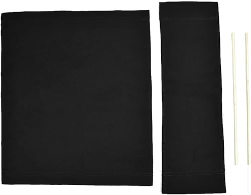 Jonikuper 1 lot de housses de chaise de directeur, toile de rechange avec bois - Pour maison, intérieur et extérieur, terrasse, jardin (orange) - Nail Gallerys