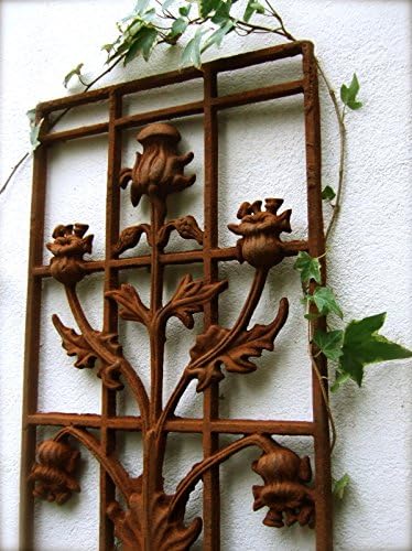 Antikas - Barrière de porte avec cloche - Très belle grille pour porte d'entrée, art nouveau art déco. - Nail Gallerys