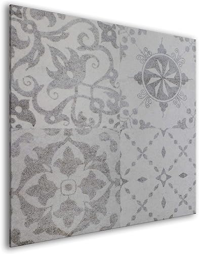 murando - Crédence Verre Cuisine 80x80 cm - Plaque Anti-Projection - Couvercle Anti-éclaboussures crédence - Plaque en Verre trempé - Carreaux de mosaïque Abstraits colorés f-B-0279-aq-a - Nail Gallerys