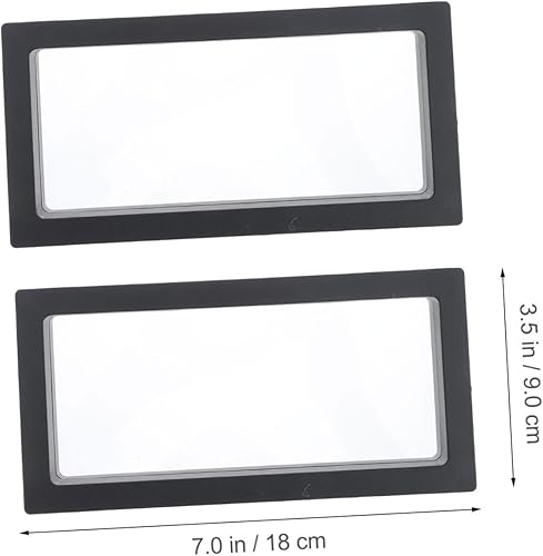 Healeved 2 Pièces Boîte De Rangement De Montre Présentoir Flottant Cadre Flottant Transparent Cadre D'affichage Flottant Support De Stockage De Montre Support D'affichage Flottant Noir Pe - Nail Gallerys