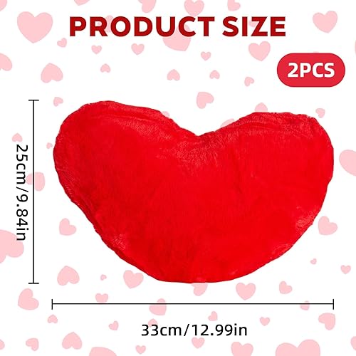 OldPAPA Lot de 2 coussins décoratifs doux et lavables pour lit, chaise, canapé, chambre à coucher, salon, cadeaux de Saint-Valentin - Nail Gallerys
