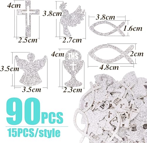90pcs Confettis (Argent) - Nail Gallerys