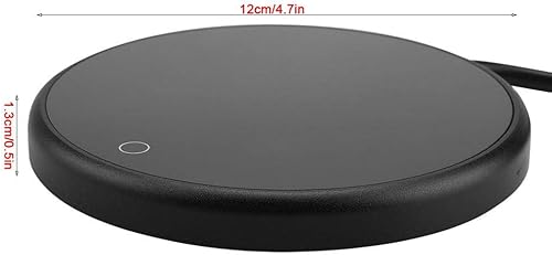 Chauffe-Café Chauffe-Tasse Electrique Plaque Chauffante Pour Bureau (Black EU Plug) - Nail Gallerys