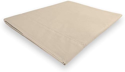 Soleil d'ocre Drap Plat en Coton Percale 180x290 cm Camille Rose, par Songe de Camille - Nail Gallerys