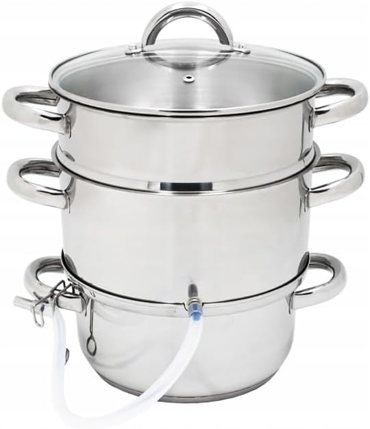 Extracteur de jus de fruits en acier inoxydable 8 l - Nail Gallerys