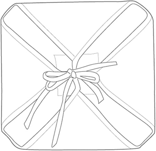 Galette de Chaise Anti-Taches à Rabats Poppies Rouge - Nail Gallerys