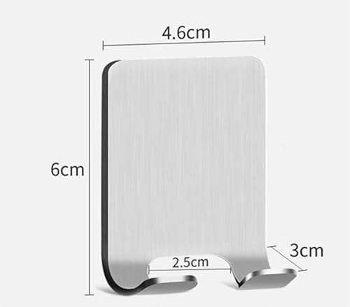 Porte Rasoir Douche,Lot de 3 Crochet Autocollant Support De Rasoir Douche Crochet AdhéSif En Acier Inoxydable Support de Rasoir Crochets sans Perçage pour Une Organisation Facile De La Salle De Bain - Nail Gallerys