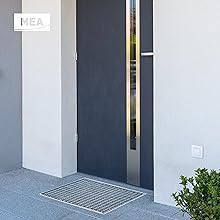 Paillasson encastrable MEA avec grille caillebotis