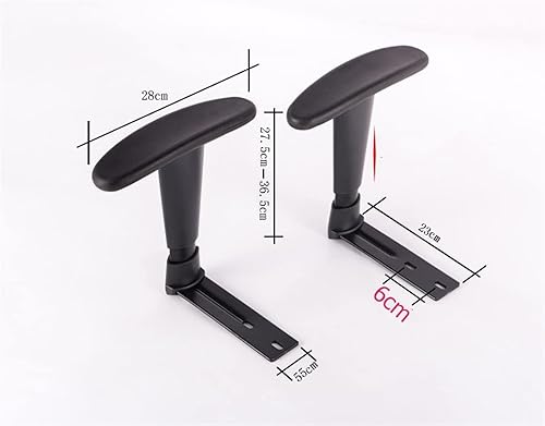 Lot de 2 accoudoirs de rechange 4D pour chaise de jeu - Améliorez votre expérience de jeu avec des accoudoirs réglables - Nail Gallerys