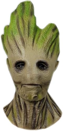 OEM Gardiens de la Galaxie Groot Mask Tree Head Props Green - Nail Gallerys