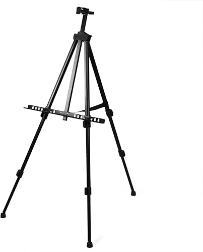 Blanc Artiste Telescopique Champ Studio Chevalet de Peinture Trepied Presentoir - Nail Gallerys