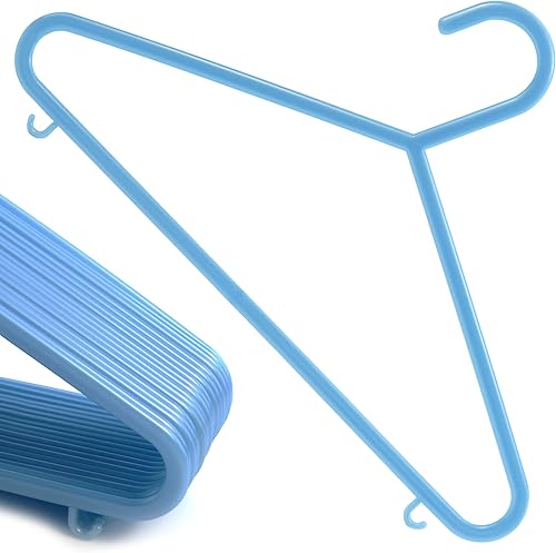 HANGERWORLD - Lot de 36 cintres en Plastique - 29,2 cm - pour Pantalon, Jupe de bébé et d'enfant - Blancs - Nail Gallerys