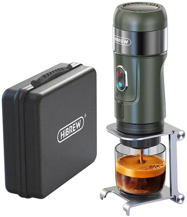HiBREW Portable Coffee Machine with Case H4B_GN - Nail Gallerys