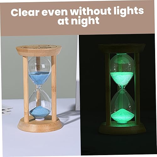 Sourage de Sable Lumineux en Bois de 10 Minutes, sablier, Cuisine décorative Anti-Goutte et minuterie Classe pour la Maison, Le Restaurant et Les Enfants - Nail Gallerys