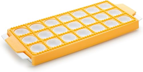 Tescoma - Moule pour raviolis Ronds, 21 pièces, Plastique, Jaune - Nail Gallerys