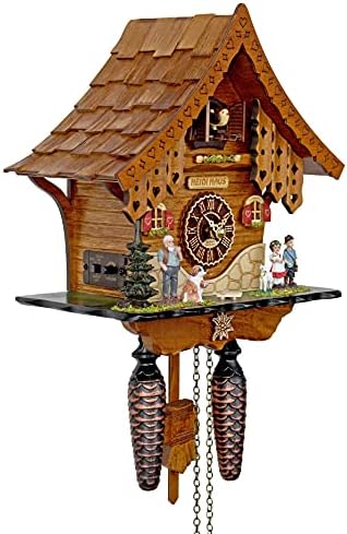 Trenkle Pendule à Coucou à Quartz Maison de Forêt Noire avec Musique TU 471 QM - Nail Gallerys