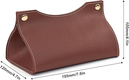 SANON Boîte à mouchoirs rectangulaire en Cuir synthétique pour la Maison, Le Bureau, la Voiture - Nail Gallerys
